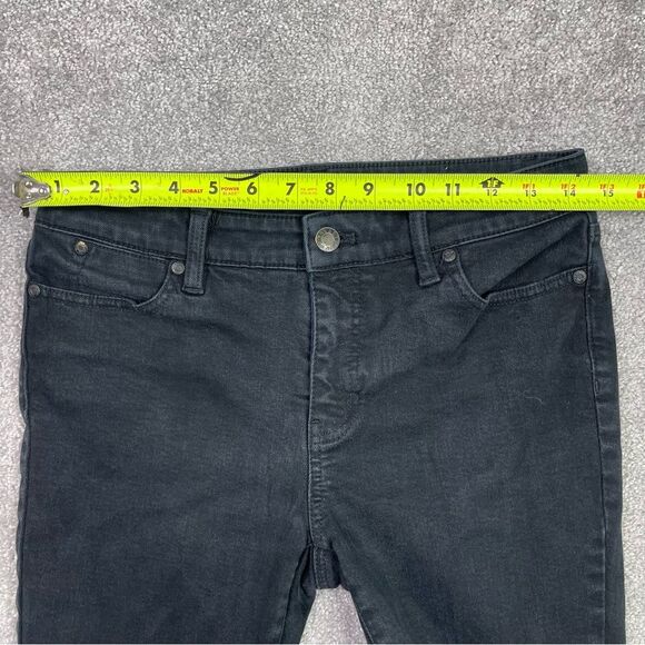 Talbots Jeans Women’s 4 Petite Black Slim Ankle Mid-Rise Stretch - Picture 6 of 11
